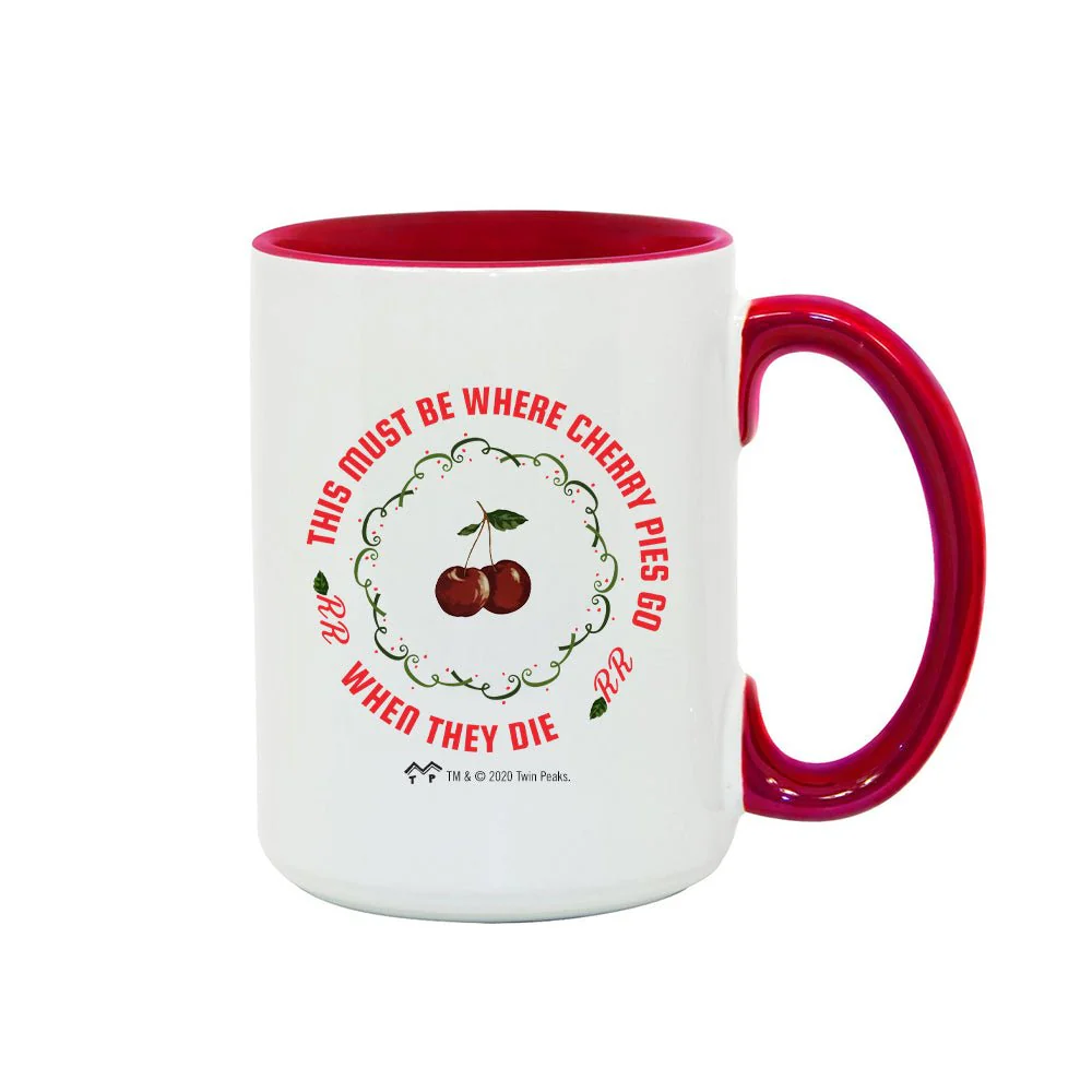 Twin Peaks This Must Be Where Pies Go When They Die Two-Tone Mug