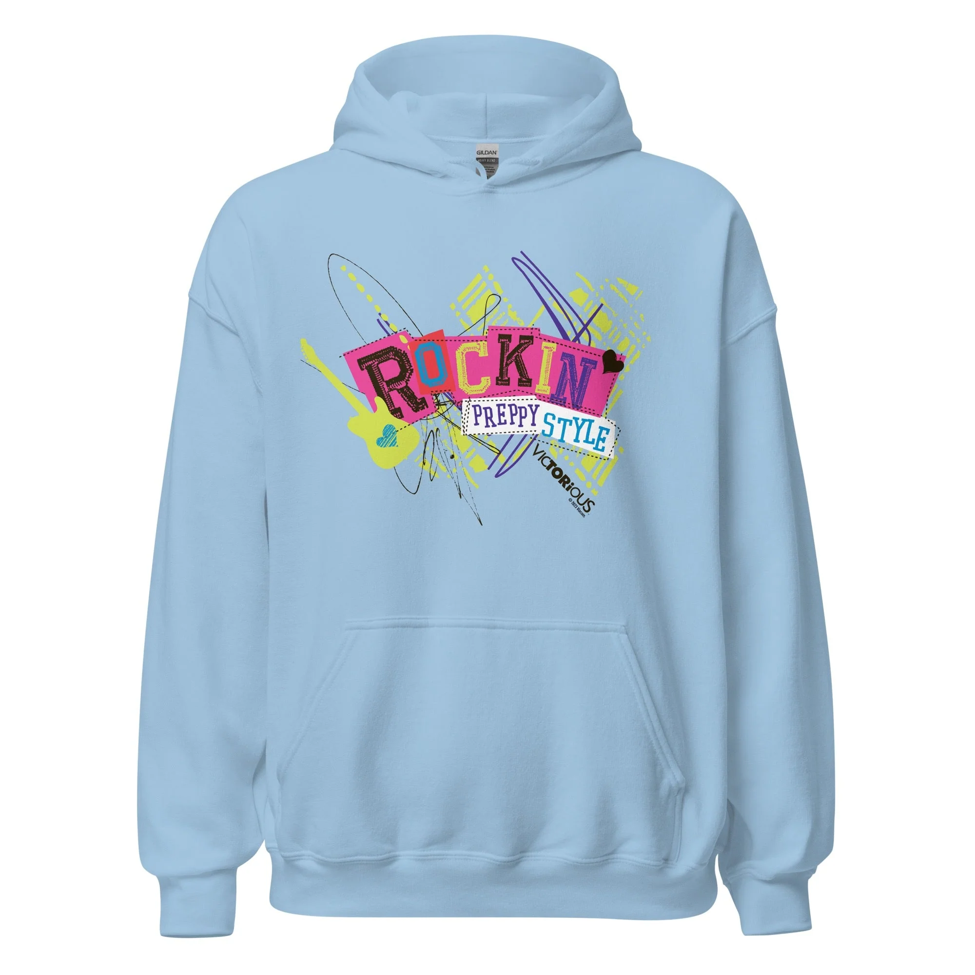 Victorious Rockin' Preppy Style Adult Hooded Sweatshirt - Image 6