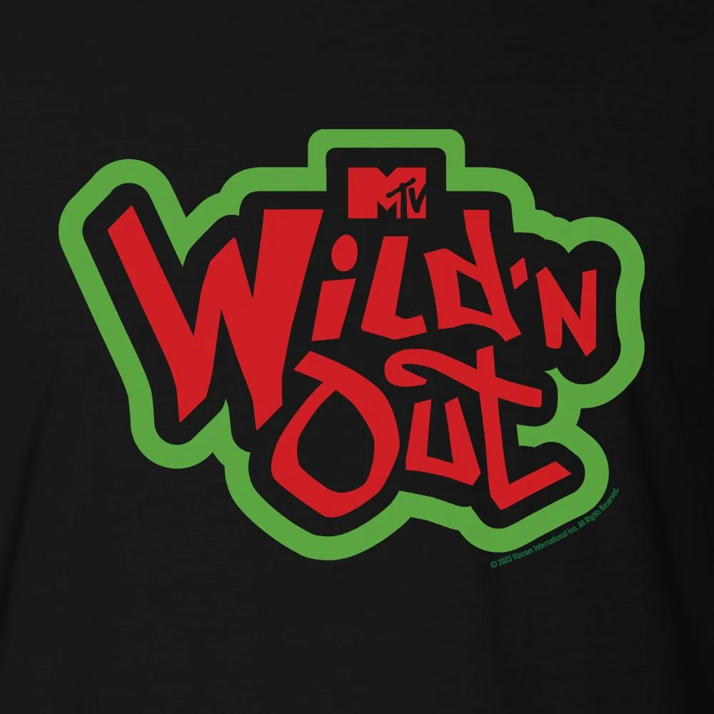 Wild 'N Out Green And Red Logo Adult Short Sleeve T-Shirt - Image 2