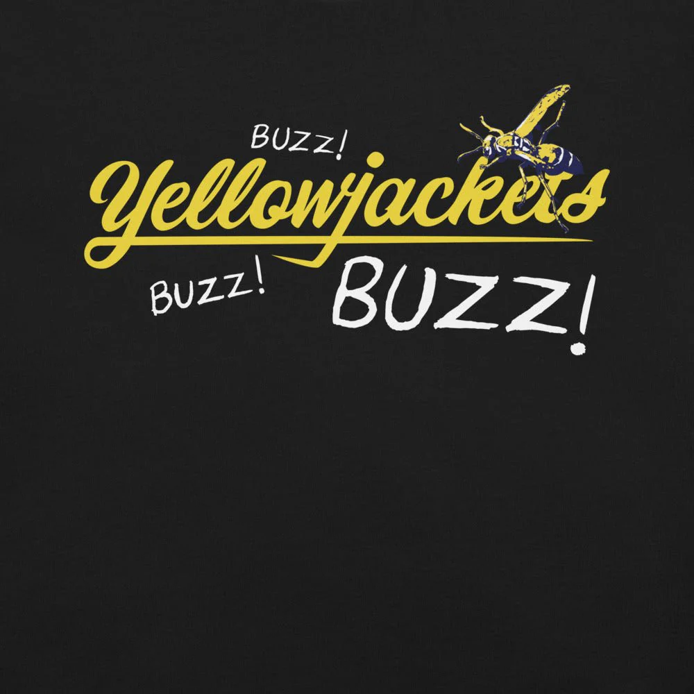 Yellowjackets Buzz! Buzz! Buzz! Unisex T-Shirt - Image 2