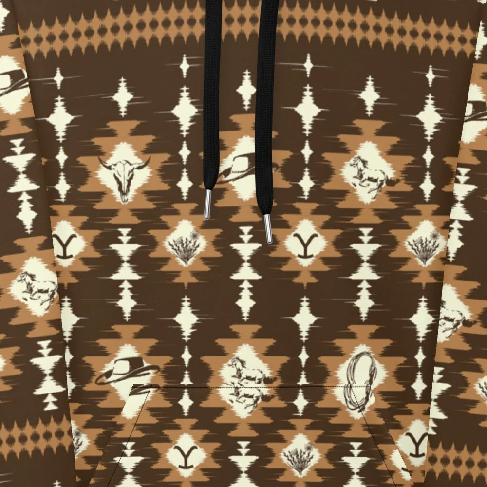 Yellowstone Aztec Hoodie - Image 2
