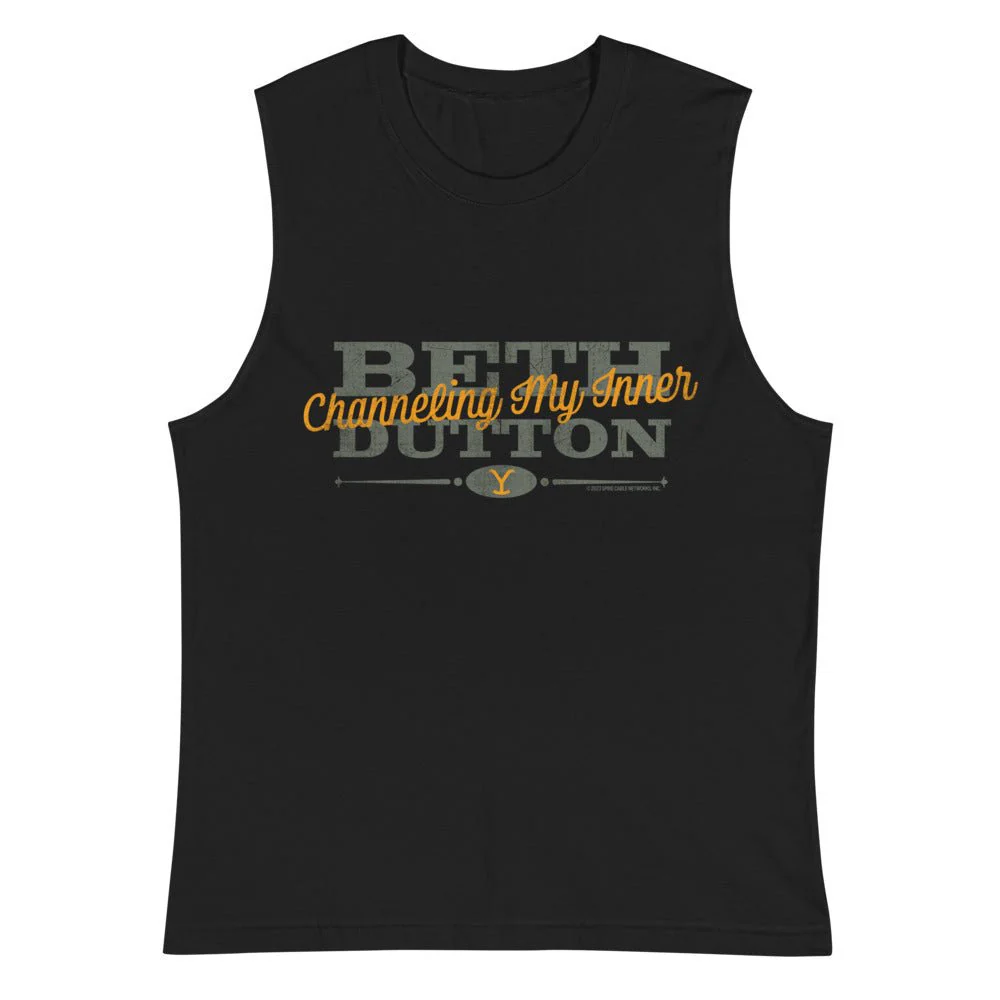 Yellowstone Channeling My Inner Beth Dutton Unisex Tank Top