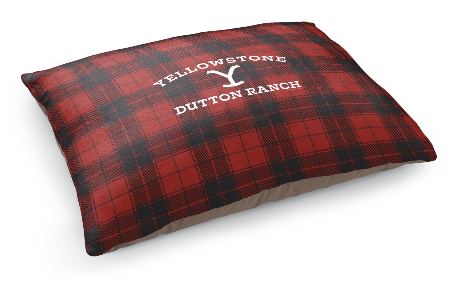 Yellowstone Dutton Ranch Plaid Pet Bed