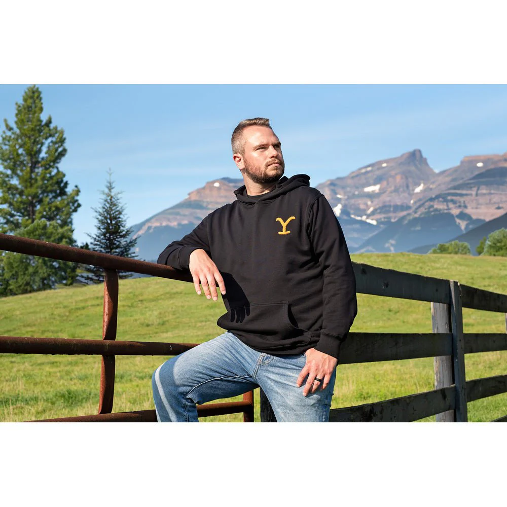Yellowstone Chenille "Y" Premium Hoodie - Image 3