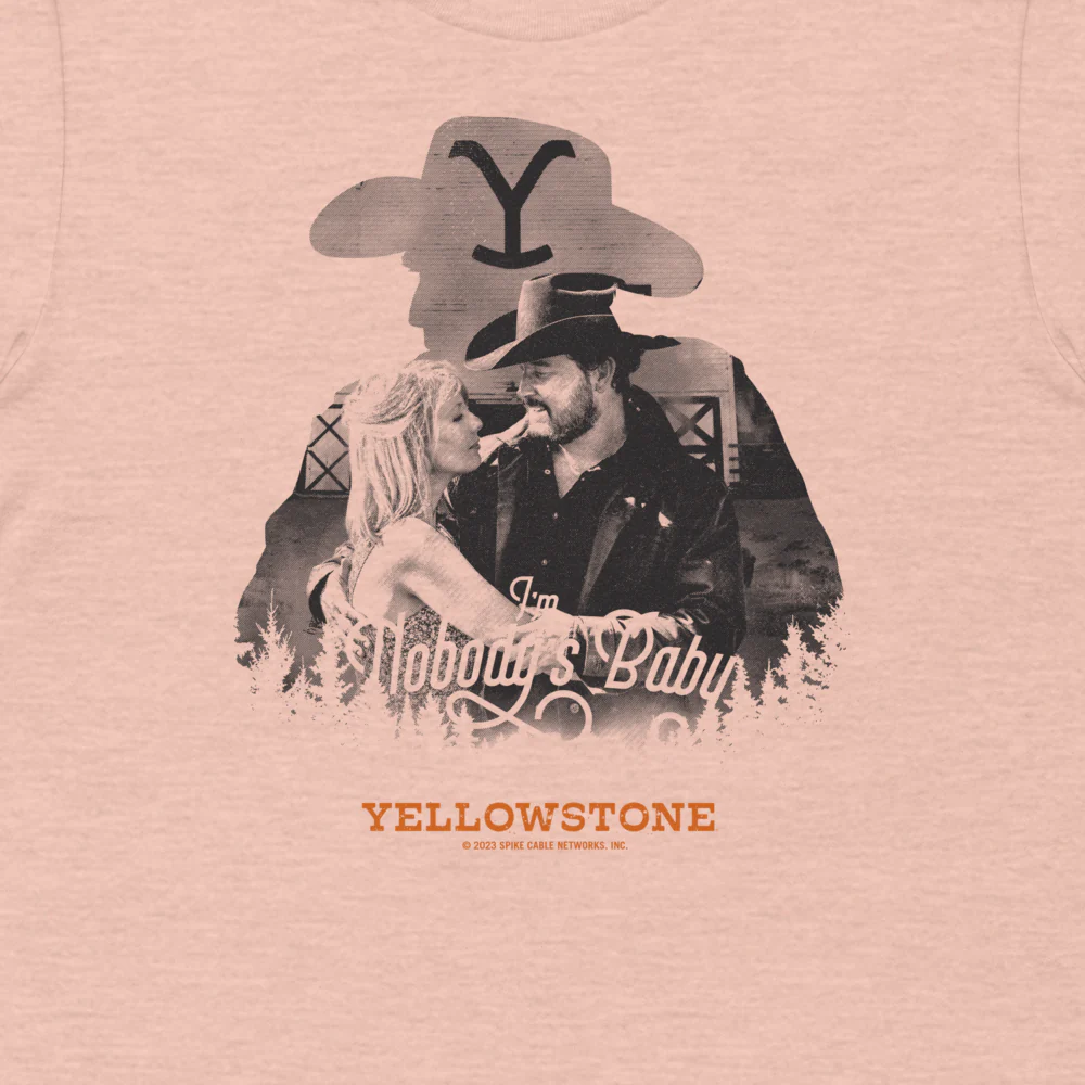 Yellowstone I'm Nobody's Baby Adult Short Sleeve T-Shirt - Image 2