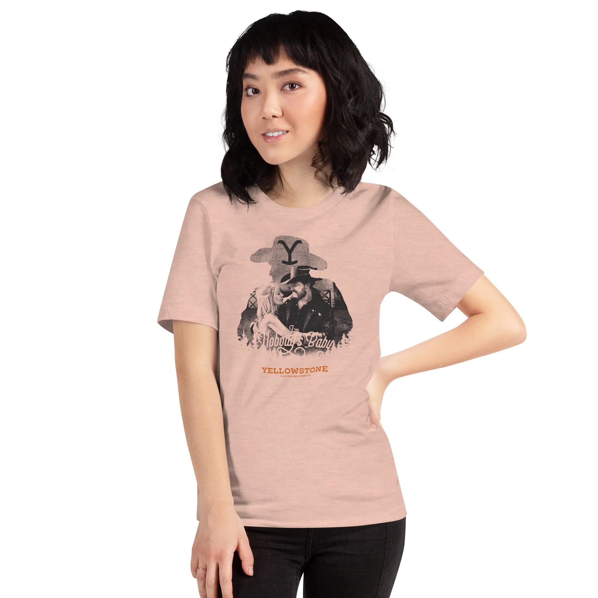 Yellowstone I'm Nobody's Baby Adult Short Sleeve T-Shirt - Image 3