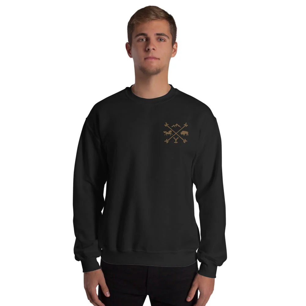Yellowstone Icons Embroidered Crewneck - Image 3
