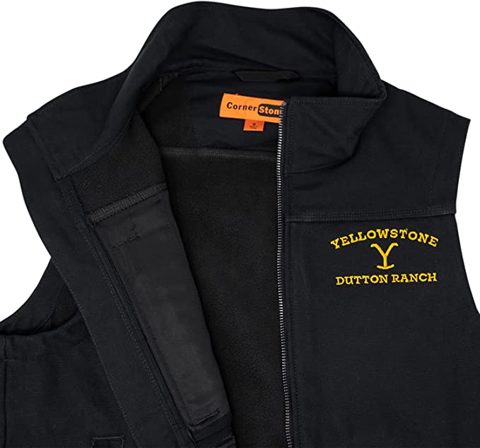 Yellowstone Logo As Seen On Canvas Vest - Image 4