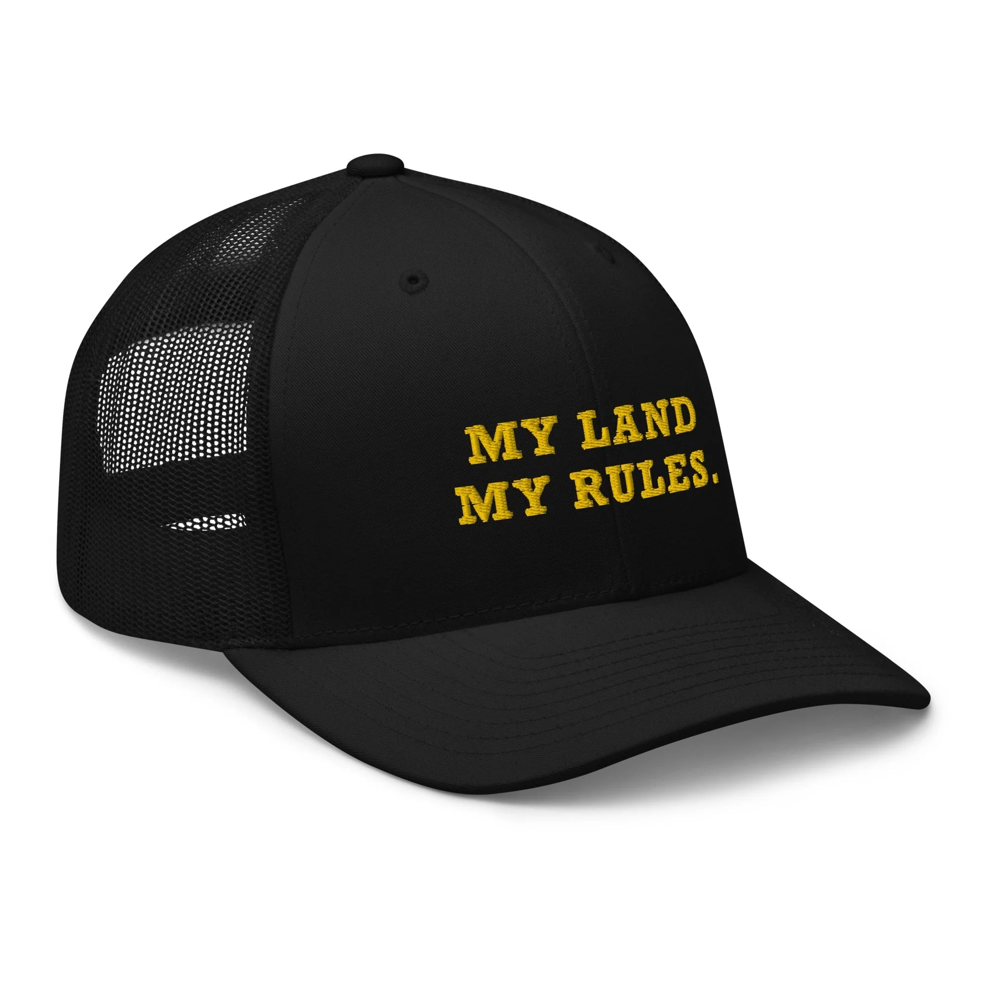 Yellowstone My Land My Rules Retro Trucker Hat - Image 3