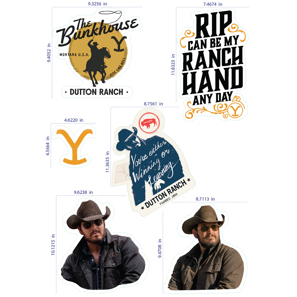 Yellowstone Rip Wheeler Wall Decals - Image 3