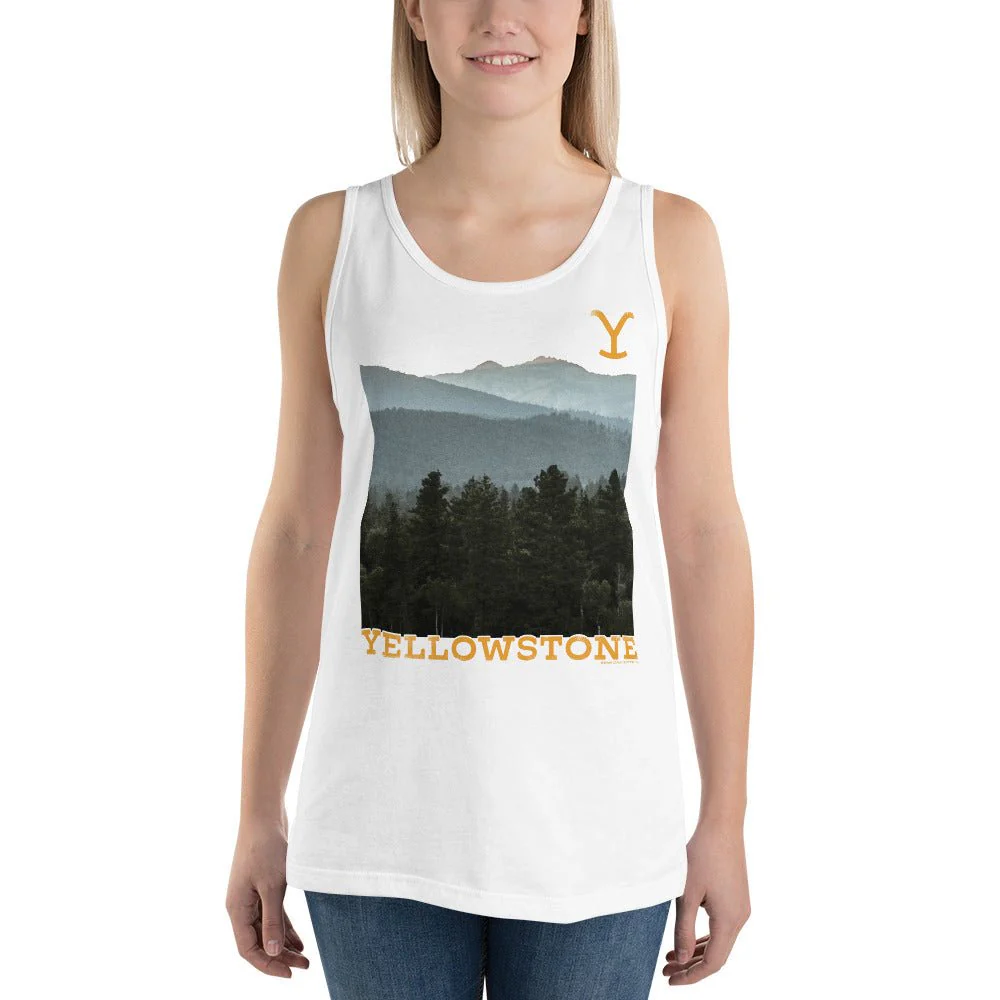 Yellowstone Scenery Unisex Tank Top - Image 4