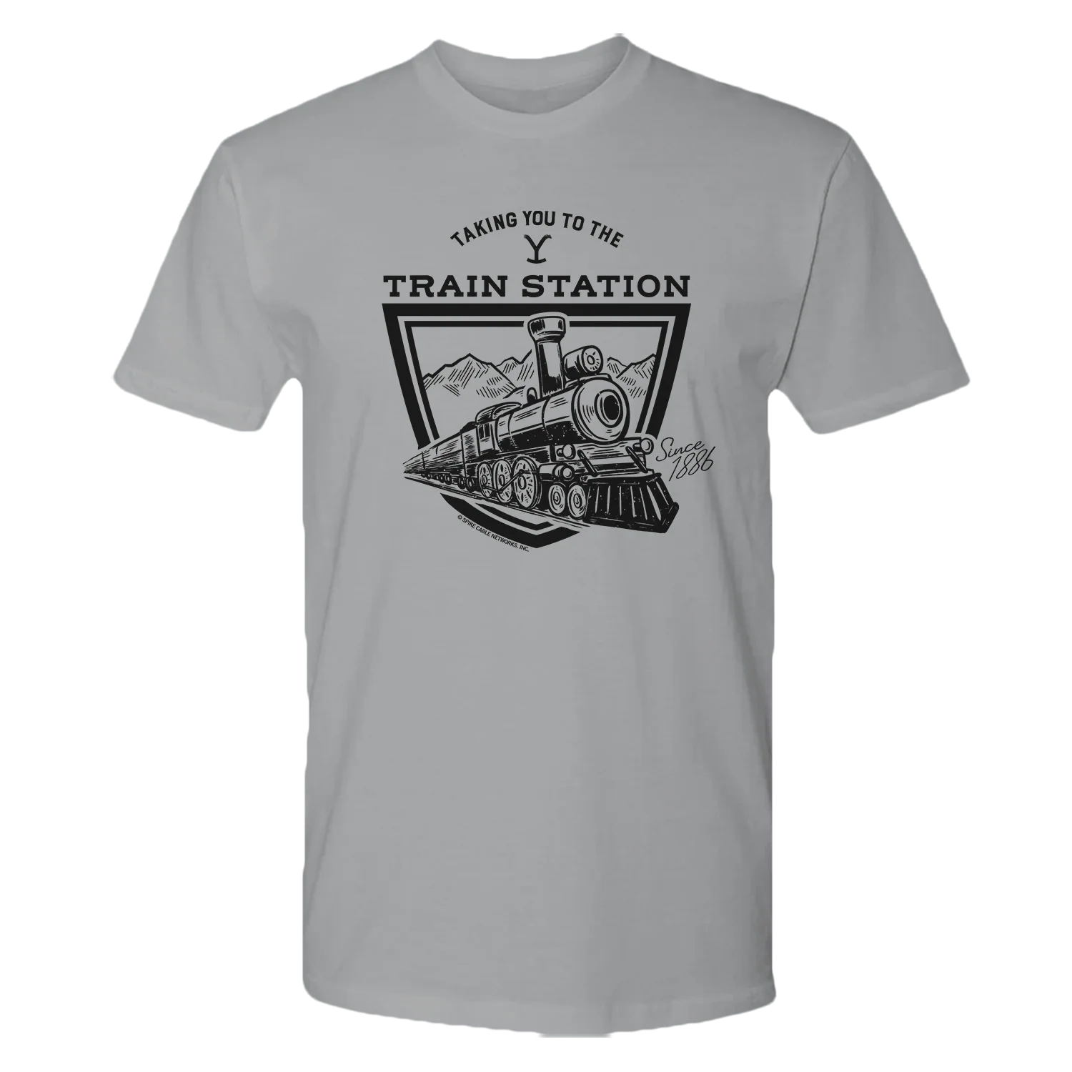 Yellowstone Taking You to the Train Station Adult Short Sleeve T-Shirt - Image 3