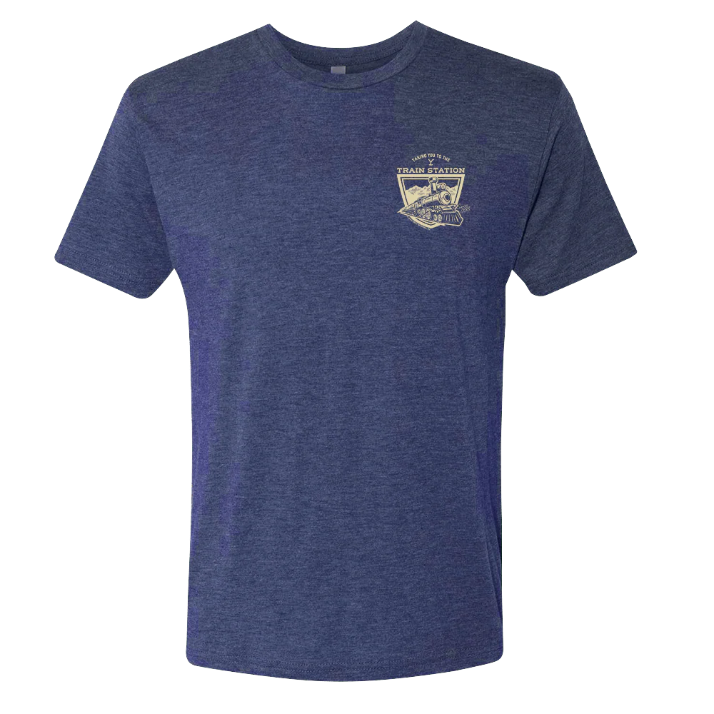 Yellowstone Taking You to the Train Station Men's Tri-Blend T-Shirt - Image 5