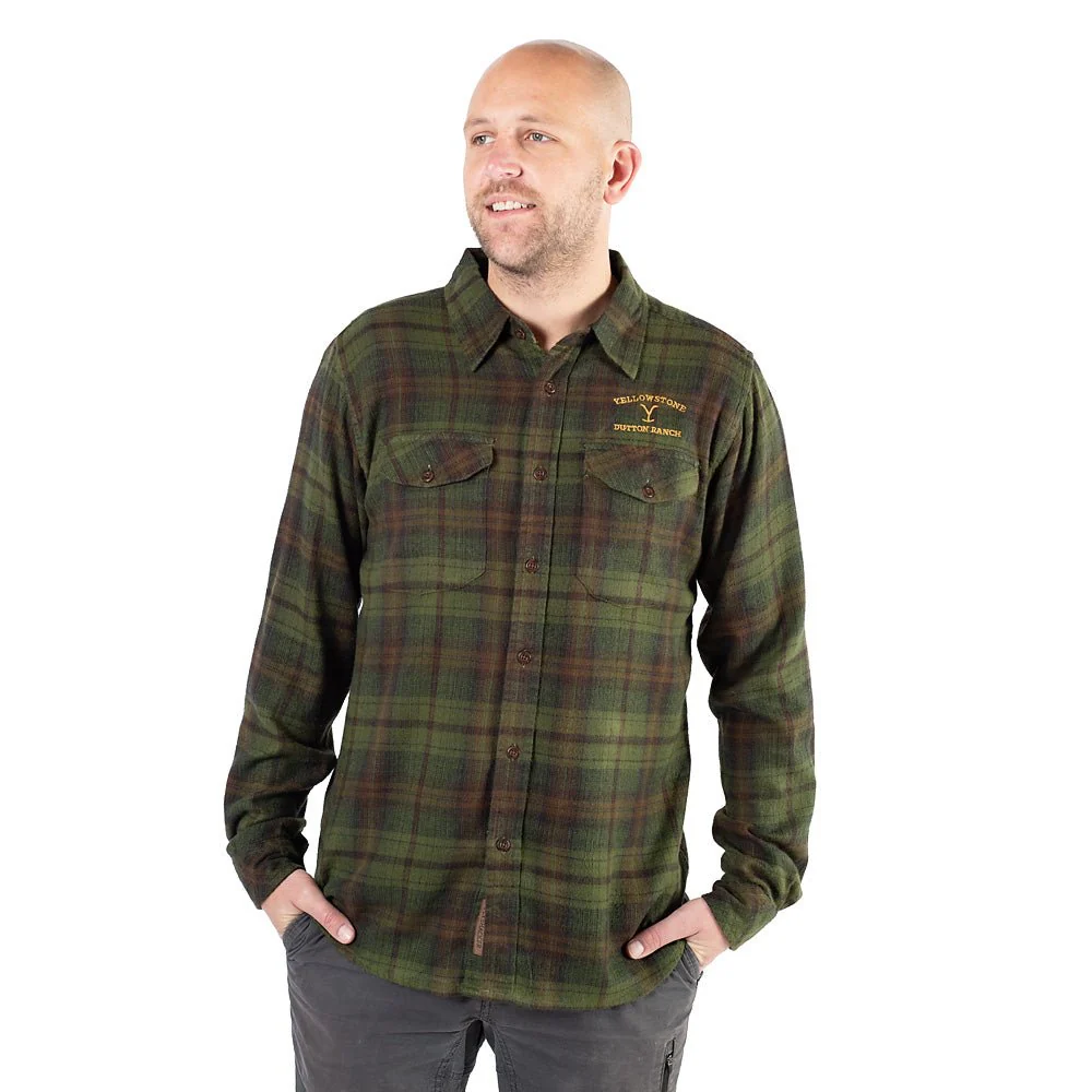 Yellowstone Embroidered The Wyatt Flannel Shirt - Image 6