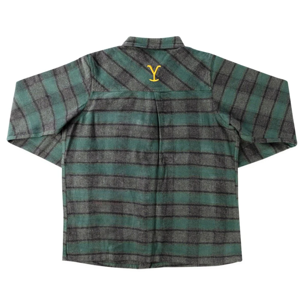 Yellowstone Y Logo Women's Charles River Shacket - Image 3