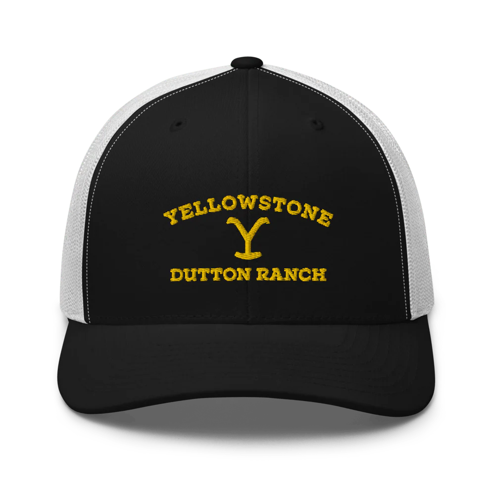 Yellowstone Dutton Ranch Logo Retro Trucker Hat - Image 3